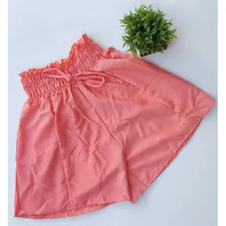 Moda Feminina Godê Crepe Twill Cintura Alta Lastex - Vinho