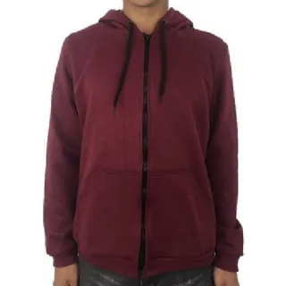 Blusa Flanelada de Frio Unissex com Capuz e Zíper, Moleton Quentinho! - Azul Marinho