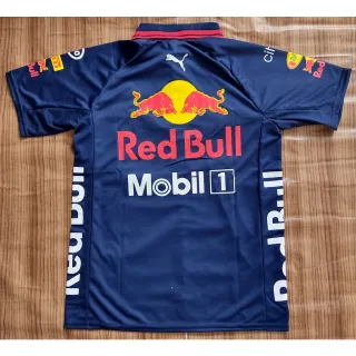 Camisa Masculina Redbull Gola Polo Dryfit - Vermelho