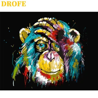 Pintura A Cores Por Números - Drofe (40X50 Cm) - 1464