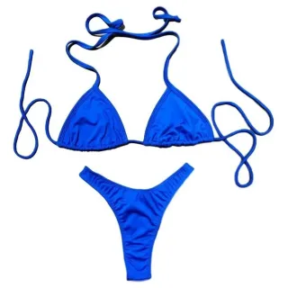 Promoção Biquíni Fio Dental Asa Delta Cortininha - Modelos Foto Original - Preto