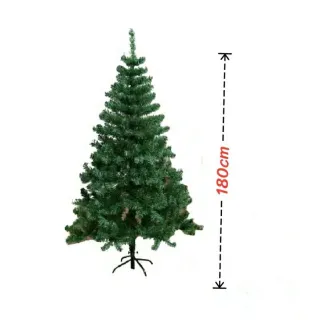 Pinheiro de Natal Verde Tradicional - Tamanhos: 120cm, 150cm, 180cm e 210cm - Arvore natal verde tradicional