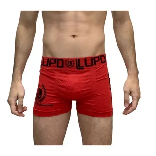Cueca Boxer Sem Costura Lupo em Microfibra Poliamida - Cueca Box Fit Lisas e Estampadas - P VESTE 36 - CORES SORTIDAS