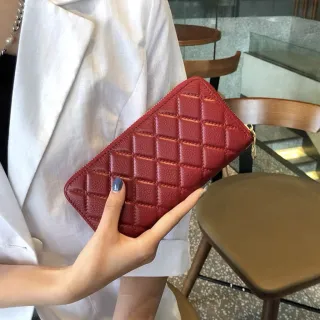 Porta Moeda Porta Cartões Bolsa Mãos Carteira Feminina Levar - Modelo/Cores/Tamanho Aleatório