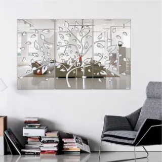 Sala Quarto Espelho Decorativo Árvore Primavera Em Acrílico - Único