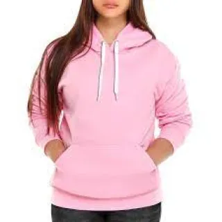 Moletom Cinza Chumbo Unissex com Capuz - Blusa Canguru Inverno - Rosa