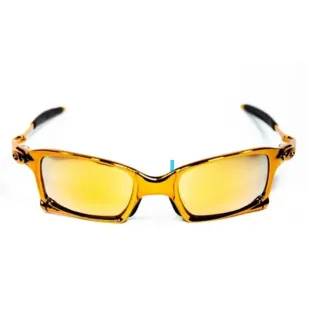 Óculos de Sol Juliet Várias Cores - Hastes de Ferro Unissex - Quadrado/Dourado