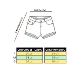 Short Estampado Feminino Infantil e Juvenil Verão - Com Bolso - sortidas
