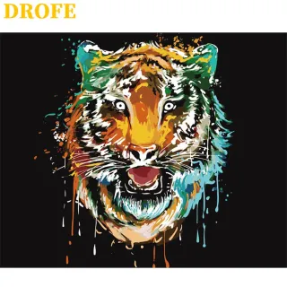 Pintura A Cores Por Números - Drofe (40X50 Cm) - 1464