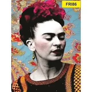 81 a 100 Placa Decorativa Frida Kahlo - FRI92
