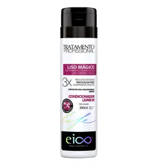 Kit Eico Mágico Liso: Shampoo e Condicionador + Máscara Hidratação + Spray Proteção Térmica + Ampola - Único