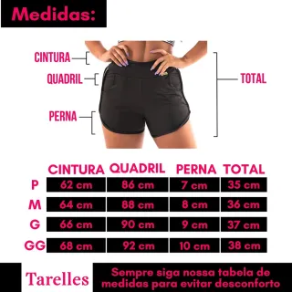 Fitness Tarelles Conjunto Estampado Top Short Feminino 3D - T0517 - T0513 - Preto - Azul 3D
