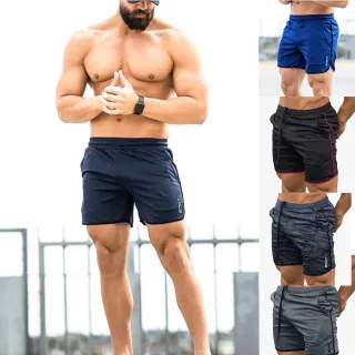 Shorts de Corrida Masculino Ginásio Respirável - Raryel - Azul