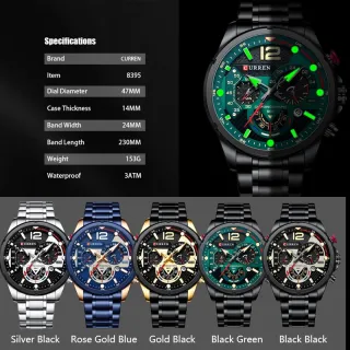 Relógio Masculino CURREN à prova d