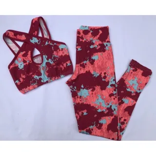 Conjunto Fitness Legging e Top Cropped Suplex - Kit 2 - Único