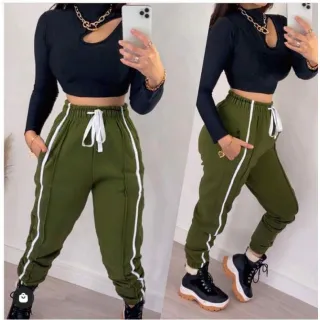 Calça Feminina Moleton Jogger - Rosa