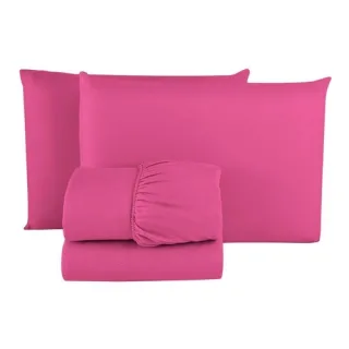 Lençol Queen Box Liso - 3 Peças - Diversas Cores - Verde Bandeira