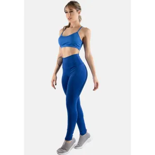 Conjunto Fitness Suplex Lisa RLC Modas: Calça Legging + Top Alcinha - M