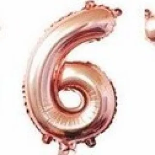 Decoração Balão Metalizada Rose Gold Número 18 - 45cm - 5