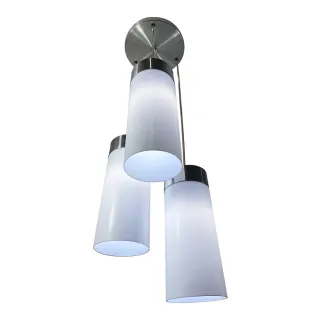 Pendente Lustre Utron Triplo Copo Translúcido Soquete E27 - 1 Metro