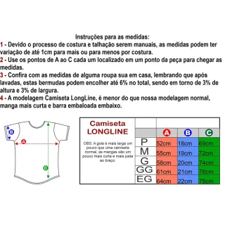 Camisetas Longline MXD Conceito Malha 30.1 Penteada - Kit com Estampas Fitness Sport Academia Animais - Opção 08
