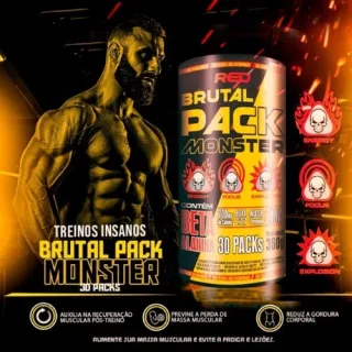 30 Packs Monster Brutal - Red Series - Único
