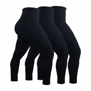 Calça Legging Fitness Academia Levanta Bumbum Cintura Alta P ao GG - Kit 3