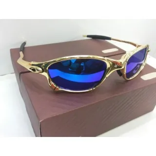 Óculos de Sol Juliet Várias Cores - Hastes de Ferro Unissex - Quadrado/Dourado