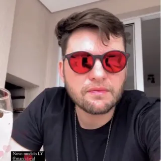 Óculos de Sol Redondo Masculino Espanha em Acetato - Proteção UV/400 - Marrom