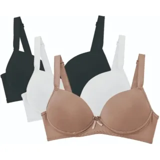 Soutian Lingerie - Sutiã com Bojo Básico e Aro, Alças Reforçadas - Vermelho