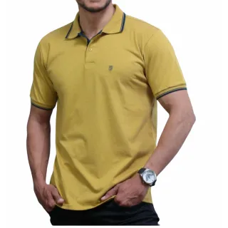 Camiseta Masculina Polo em Algodão - Azul Marinho