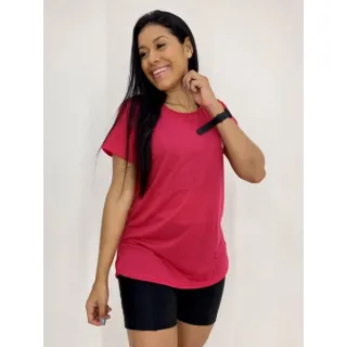 Treino Academia Camisa Longa Feminina Dry Fit - Pink