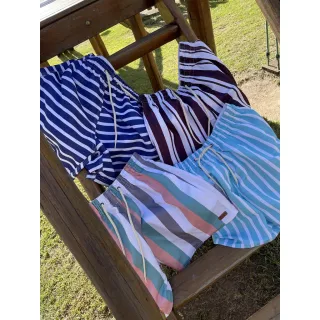 Bermuda Masculina Premium Mauricinho Tactel Shorts Praia Academia - Mykonos