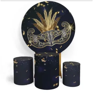 Promoção Fantasia Carnaval Capa de Cilindro + Painel Trio - 2