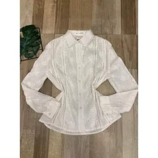 Chic Lese Feminine Social Shirt - Verde Bandeira