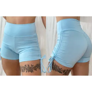 Empina Bumbum - Cordinha Lateral, Estampas e Cores Variadas - Azul Turquesa