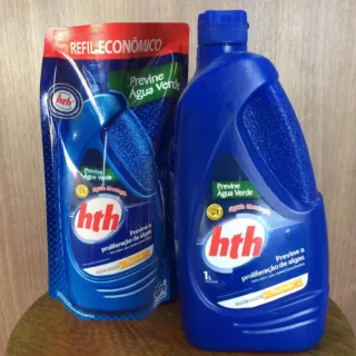 Produtos para piscina - Algicida de manutenção previne Água Verde hth