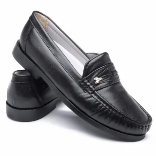 Sapatilha Mocassim Masculino Couro Legítimo Dockside Drive Solado Borracha - Marrom