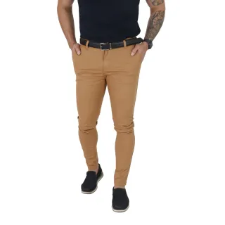 Calça Skinny Sarja Premium Masculina Alfaiataria