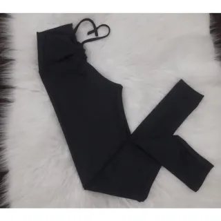 Moda Feminina: Leg Estampado de Corda Poá para Academia - Azul