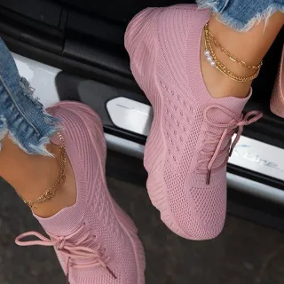 Plataforma Feminina Tamanho Grande - Tênis Casual Amarrado Vulcanizado - Branco