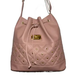 Bolsa Saco Tiracolo Feminina Barata - Estilo Super Lado - Caramelo Lisa