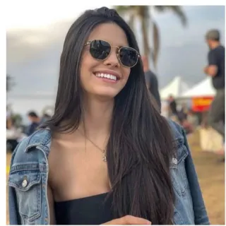 Lançamento Óculos de Sol Fashion Unissex Hexagonal Feminino e Masculino - Dourado de verde