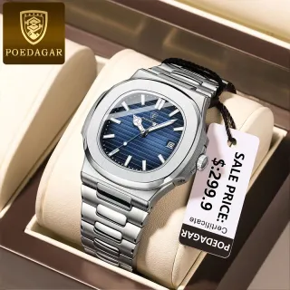 Relógio De Quartzo Moda Coreana Calendário À Prova D