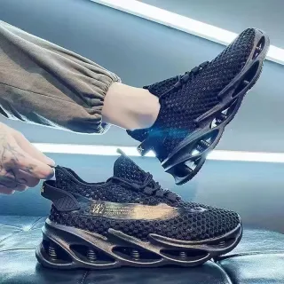 Tênis Casual Masculino Esportivo de Corrida - Preto