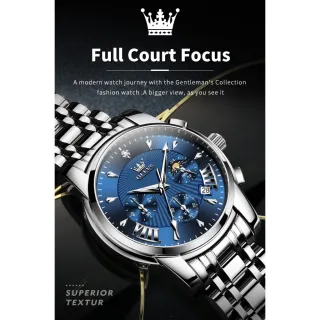 Relógio OLEVS Masculino Original Luxo Acero Inoxidable - A Prova D