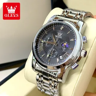 Relógio OLEVS Masculino Original Luxo Acero Inoxidable - A Prova D