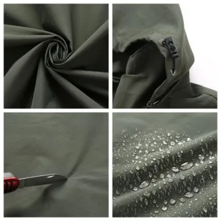 Jaqueta Masculina Casual Trabalho Esportes Ar Livre Resistente Vento Larga - Verde