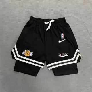 Calças de Moletom Forradas NBA Basquete Masculina Lakers Kobe James - Kobe (Preto)