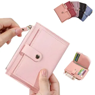 Bolsa da Moeda Estudante Curto Verão Fino Bonito Simples - Nova Carteira 2023 - Rosa